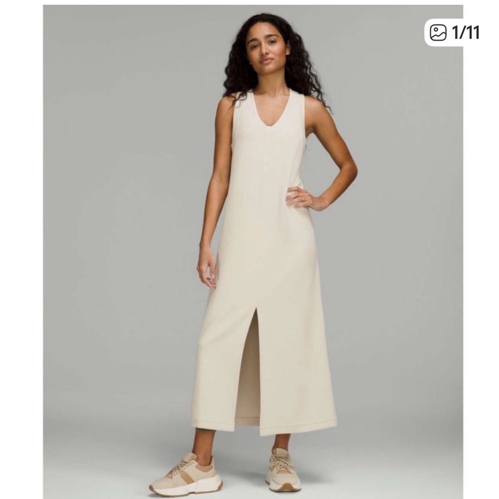Lululemon Athletica Green Midi Dress
